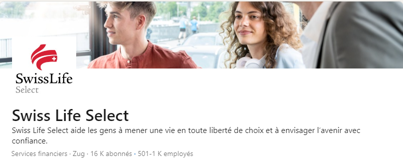 Swiss Life Select Schweiz AG – Kundenakquise LinkedIn